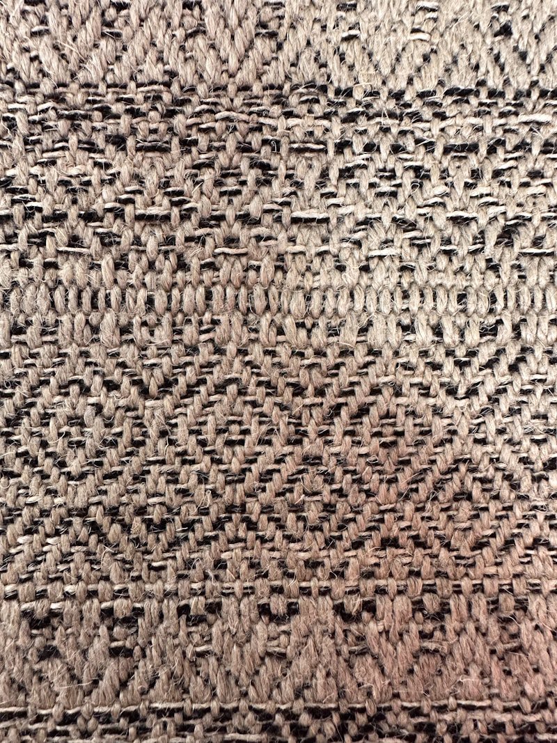 Close-up macro shot of woven fabric texture showing quality material