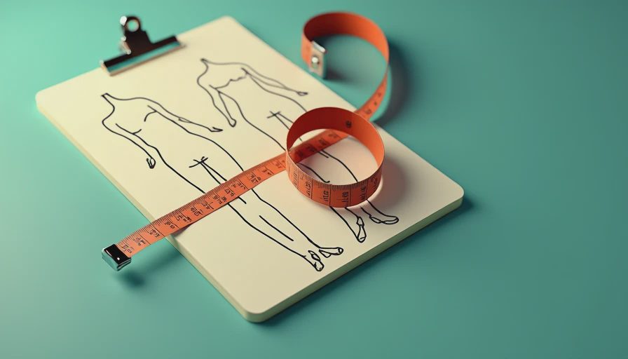 Visual context for how to dress for rectangle body shape