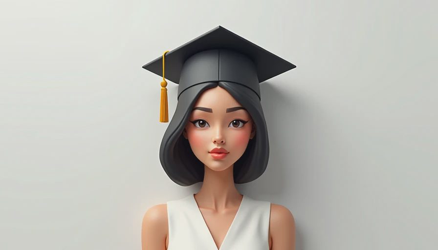 Illustration for graduation outfit ideas women